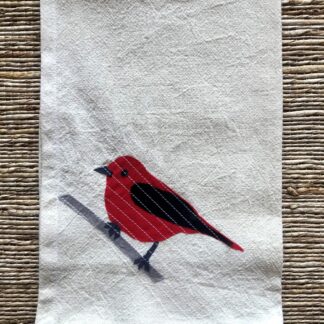 Scarlet Bird Kitchen Towel